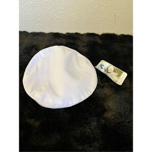 NWT Will'beth White Christening formal Boys Hat Sz 3
